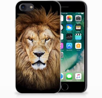 B2Ctelecom Back cover Hoesje iPhone SE (2020) en iPhone 8 | 7 Leeuw