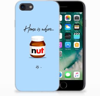 B2Ctelecom Back cover Hoesje iPhone SE (2020) en iPhone 8 | 7 Nut Home