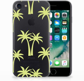 B2Ctelecom Back cover Hoesje iPhone SE (2020) en iPhone 8 | 7 Palmtrees