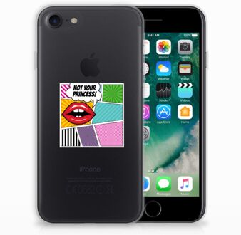 B2Ctelecom Back cover Hoesje iPhone SE (2020) en iPhone 8 | 7 Popart Princess