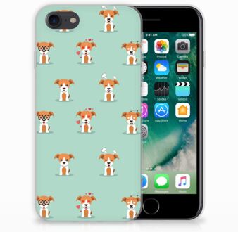 B2Ctelecom Back cover Hoesje iPhone SE (2020) en iPhone 8 | 7 Pups