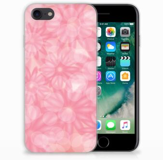 B2Ctelecom Back cover Hoesje iPhone SE (2020) en iPhone 8 | 7 Spring Flowers