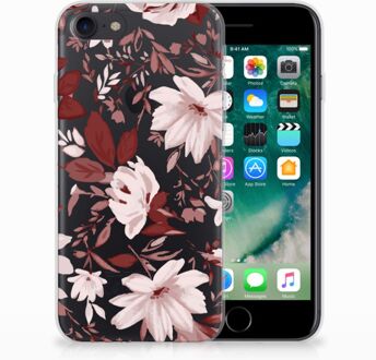 B2Ctelecom Back cover Hoesje iPhone SE (2020) en iPhone 8 | 7 Watercolor Flowers