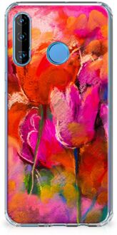 B2Ctelecom Back Cover Huawei P30 Lite Tulpen