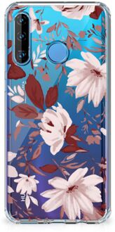 B2Ctelecom Back Cover Huawei P30 Lite Watercolor Flowers