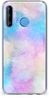 B2Ctelecom Back Cover Huawei P30 Lite Watercolor Light