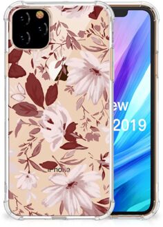 B2Ctelecom Back Cover iPhone 11 Pro Max Watercolor Flowers