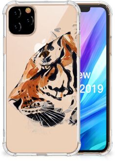 B2Ctelecom Back Cover iPhone 11 Pro Max Watercolor Tiger