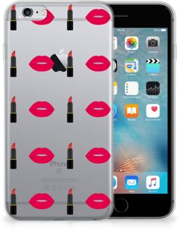 B2Ctelecom Back cover iPhone 6S Design Lipstick Kiss