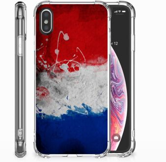 B2Ctelecom Back cover iPhone Xs | X/10 Nederlandse Vlag