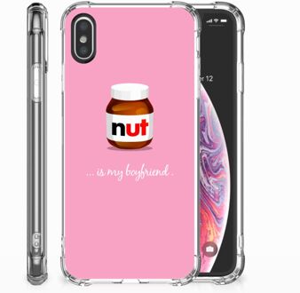 B2Ctelecom Back cover iPhone Xs | X/10 Nut Boyfriend