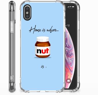 B2Ctelecom Back cover iPhone Xs | X/10 Nut Home