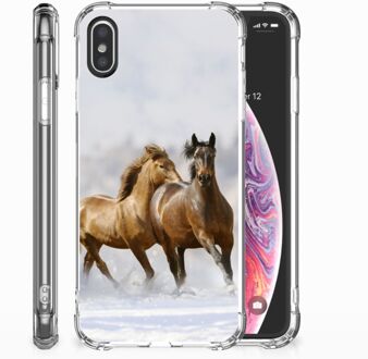 B2Ctelecom Back cover iPhone Xs | X/10 Paarden