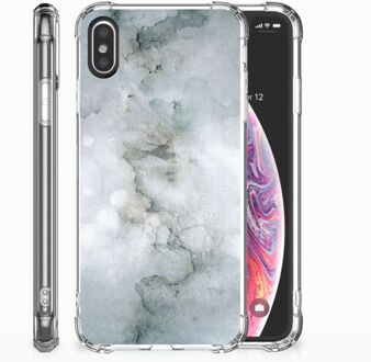 B2Ctelecom Back cover iPhone Xs | X/10 Painting Grey