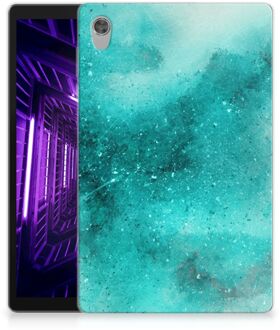 B2Ctelecom Back Cover Lenovo Tab M10 HD (2de generatie) Hoesje Painting Blue met doorzichte zijkanten