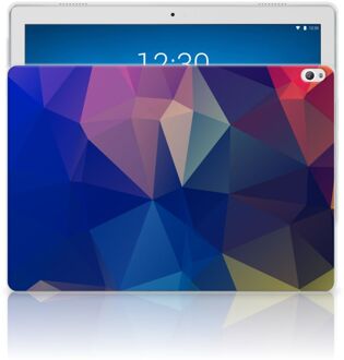 B2Ctelecom Back Cover Lenovo Tab P10 Polygon Dark