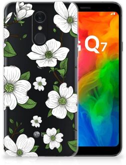 B2Ctelecom Back Cover LG Q7 TPU Siliconen Hoesje Dogwood Flowers