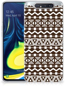 B2Ctelecom Back Cover Samsung A80 TPU bumper case Aztec Bruin