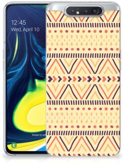 B2Ctelecom Back Cover Samsung A80 TPU bumper case Aztec Yellow