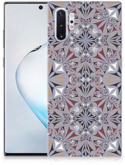 B2Ctelecom Back Cover Samsung Galaxy Note 10 Plus Bloemen