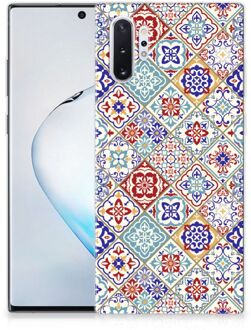 B2Ctelecom Back Cover Samsung Galaxy Note 10 Plus Tiles Color