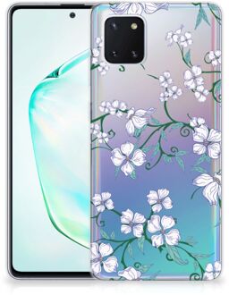 B2Ctelecom Back Cover Samsung Note 10 Lite TPU Siliconen Hoesje Blossom White