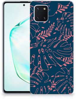 B2Ctelecom Back Cover Samsung Note 10 Lite TPU Siliconen Hoesje Palm Leaves