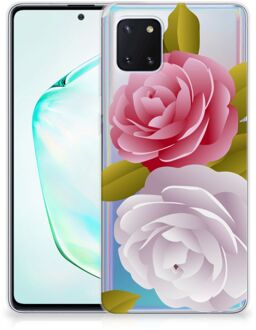 B2Ctelecom Back Cover Samsung Note 10 Lite TPU Siliconen Hoesje Roses