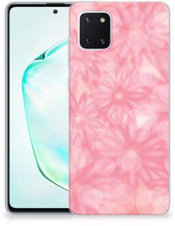 B2Ctelecom Back Cover Samsung Note 10 Lite TPU Siliconen Hoesje Spring Flowers