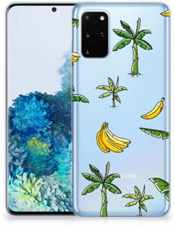 B2Ctelecom Back Cover Samsung S20 Plus TPU Siliconen Hoesje Banana Tree