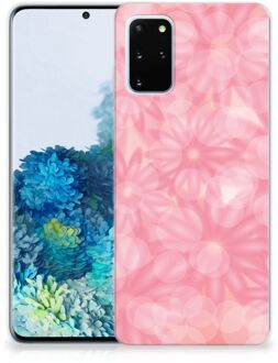 B2Ctelecom Back Cover Samsung S20 Plus TPU Siliconen Hoesje Spring Flowers