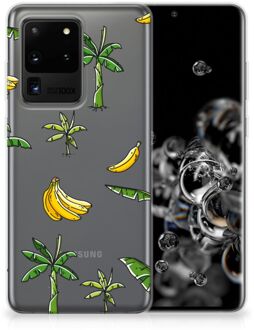 B2Ctelecom Back Cover Samsung S20 Ultra TPU Siliconen Hoesje Banana Tree