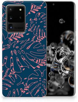 B2Ctelecom Back Cover Samsung S20 Ultra TPU Siliconen Hoesje Palm Leaves