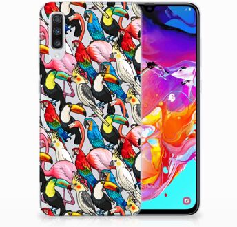 B2Ctelecom Backcase hoesje Samsung A70 Birds