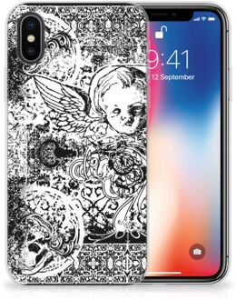 B2Ctelecom Backcase iPhone X | Xs Design Skulls Angel