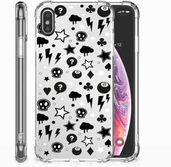 B2Ctelecom Backcase iPhone Xs | X/10 Silver Punk