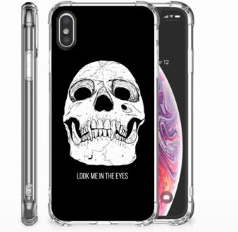 B2Ctelecom Backcase iPhone Xs | X/10 Skull Eyes