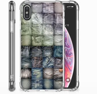 B2Ctelecom Backcase iPhone Xs | X/10 Spijkerbroeken