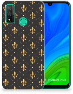 B2Ctelecom Backcase Siliconen Hoesje Huawei P Smart 2020 Telefoonhoesje Franse Lelie