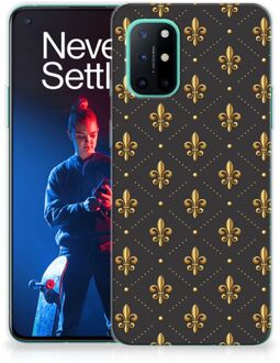 B2Ctelecom Backcase Siliconen Hoesje OnePlus 8T Telefoonhoesje Franse Lelie