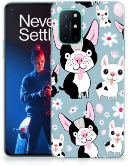 B2Ctelecom Backcase Siliconen Hoesje OnePlus 8T Telefoonhoesje Hondjes