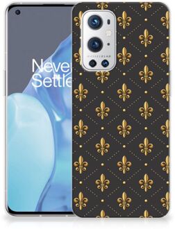 B2Ctelecom Backcase Siliconen Hoesje OnePlus 9 Pro Telefoonhoesje Franse Lelie