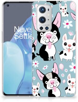 B2Ctelecom Backcase Siliconen Hoesje OnePlus 9 Pro Telefoonhoesje Hondjes