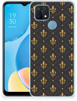 B2Ctelecom Backcase Siliconen Hoesje OPPO A15 Telefoonhoesje Franse Lelie