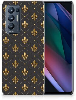 B2Ctelecom Backcase Siliconen Hoesje OPPO Find X3 Neo Telefoonhoesje Franse Lelie