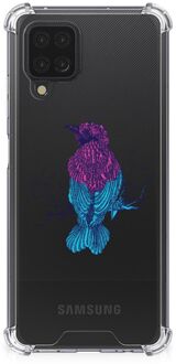 B2Ctelecom Backcase Siliconen Hoesje Samsung Galaxy A12 GSM Hoesje met doorzichtige rand Merel