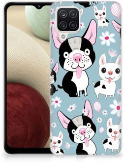 B2Ctelecom Backcase Siliconen Hoesje Samsung Galaxy A12 Telefoonhoesje Hondjes