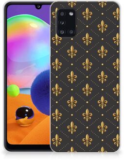 B2Ctelecom Backcase Siliconen Hoesje Samsung Galaxy A31 Telefoonhoesje Franse Lelie