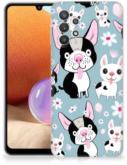 B2Ctelecom Backcase Siliconen Hoesje Samsung Galaxy A32 4G Telefoonhoesje Hondjes