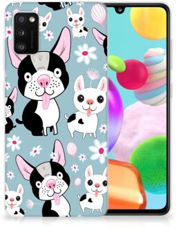 B2Ctelecom Backcase Siliconen Hoesje Samsung Galaxy A41 Telefoonhoesje Hondjes